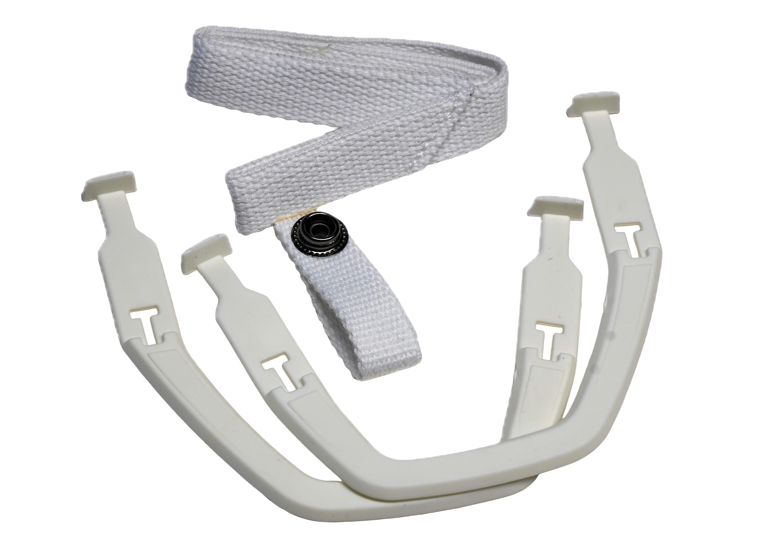 Plug Hockey Replacement Helmet Chin Strap, Button Loop with Ear